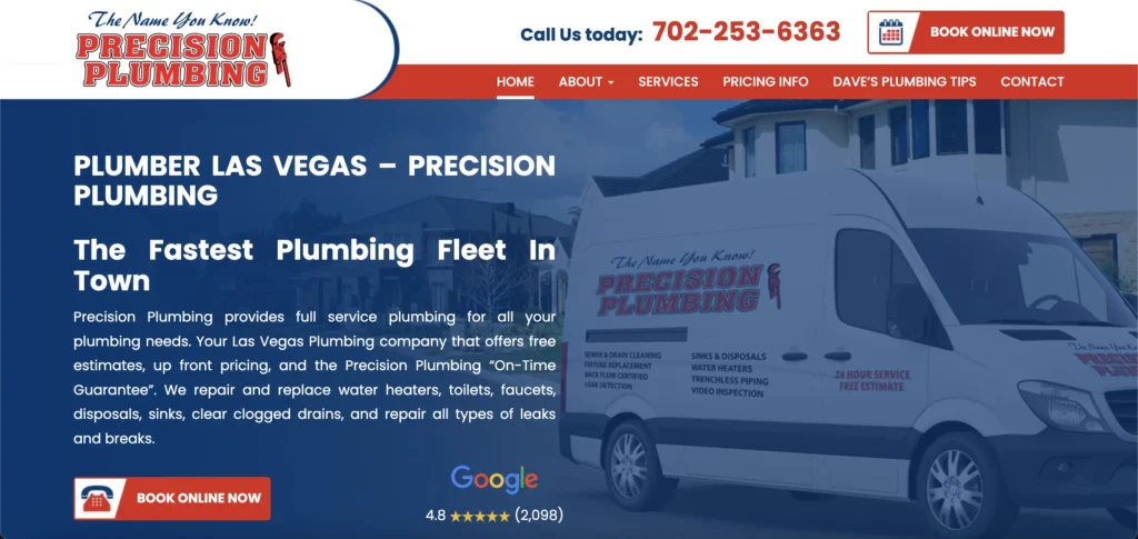 Plumber SEO Services in Las Vegas